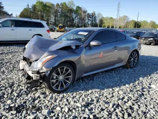 2008 Infiniti G37 Coupe Journey with VIN JNKCV64E08M101498, listed as a Copart auction lot 52478815 with 144,249 mi miles and Salvage Title. Bid and sale history available at carsss.com. Image 1.