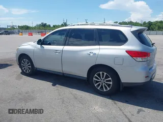 2015 Nissan Pathfinder SV with VIN 5N1AR2MN4FC698515, listed as a IAAI auction lot 42585800 with 202,005 mi miles and . Bid and sale history available at DreamBid. Image 14.