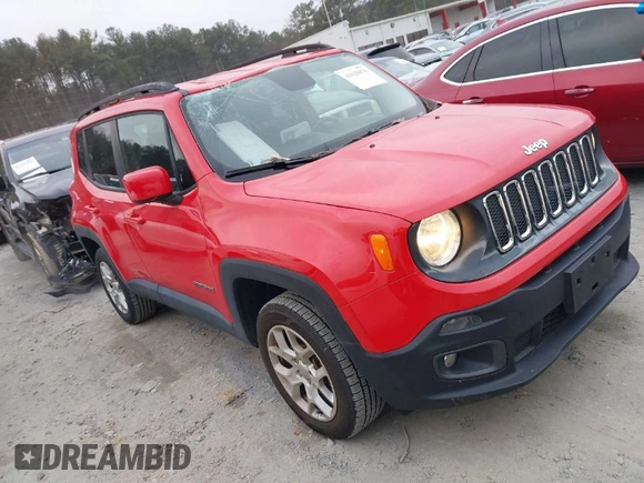 2016 Jeep Renegade Latitude with VIN ZACCJBBT0GPD91071, listed as a IAAI auction lot 41620076 with 94,972 mi miles and . Bid and sale history available at DreamBid. Image 1.