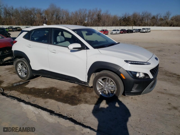 2023 Hyundai Kona SE with VIN KM8K22AB3PU963861, listed as a Copart auction lot 85570044 with 25,493 mi miles and Salvage Title. Bid and sale history available at carsss.com. Image 4.