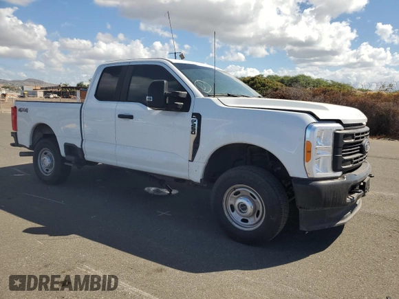 2023 Ford F-250 XL with VIN 1FT7X2BA2PED34944, listed as a Copart auction lot 74141494 with 15,737 mi miles and Non repairable. Bid and sale history available at DreamBid. Image 4.