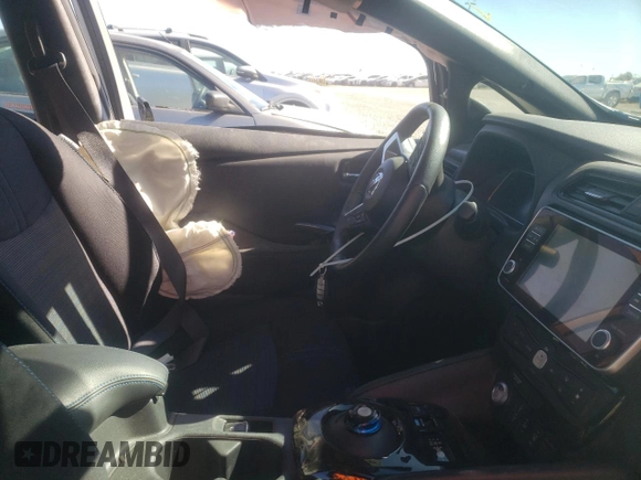 2022 Nissan LEAF SV Plus with VIN 1N4BZ1CV3NC561350, listed as a Copart auction lot 76419374 with 42,215 mi miles and Salvage Title. Bid and sale history available at DreamBid. Image 7.