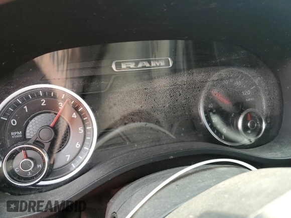 2019 Ram 1500 Laramie with VIN 1C6SRFJTXKN714855, listed as a Copart auction lot 58765625 with Not provided miles and Salvage title. Bid and sale history available at DreamBid. Image 9.
