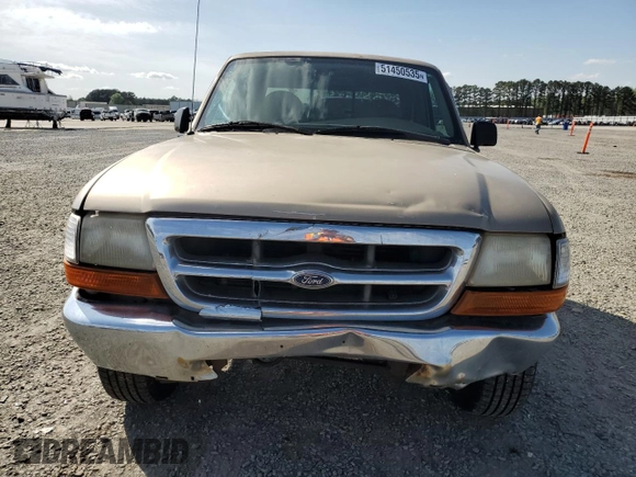 1999 Ford Ranger XL with VIN 1FTYR14V7XPB20433, listed as a Copart auction lot 51450535 with 103,057 mi miles and Salvage title. Bid and sale history available at DreamBid. Image 5.