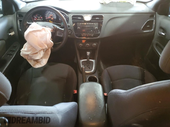 2012 Chrysler 200 LX with VIN 1C3CCBAG6CN235770, listed as a Copart auction lot 49338395 with 144,456 mi miles and Salvage Title. Bid and sale history available at DreamBid. Image 8.