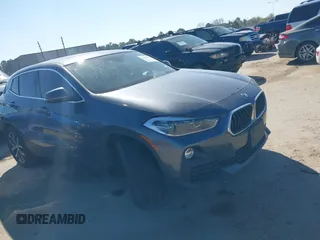2018 BMW X2 sDrive28i with VIN WBXYJ3C3XJEJ82269, listed as a IAAI auction lot 41754391 with 106,007 mi miles. Bid and sale history available at carsss.com. Image 1.