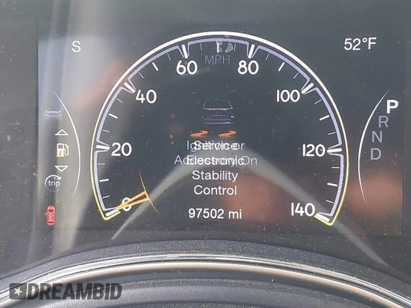 2017 Jeep Grand Cherokee Laredo with VIN 1C4RJEAG3HC696635, listed as a IAAI auction lot 41594123 with 97,502 mi miles. Bid and sale history available at carsss.com. Image 15.