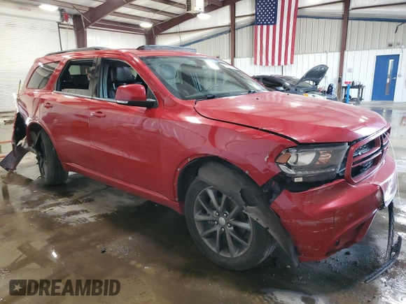 2018 Dodge Durango GT z VIN 1C4RDJDG9JC232573, wystawiony jako Copart lot #59539775 z przebiegiem 100 453 mil mil oraz Szkoda całkowita • Salvage title. Historia ofert i sprzedaży dostępna na DreamBid. Obrazek 4.
