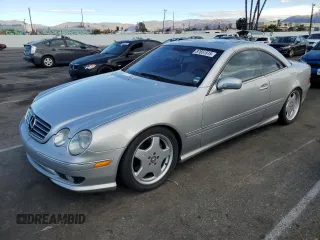 2002 Mercedes-Benz CL-Class AMG with VIN WDBPJ73J22A021985, listed as a Copart auction lot 87651515 with 114,513 mi miles and Clean Title. Bid and sale history available at carsss.com. Image 1.