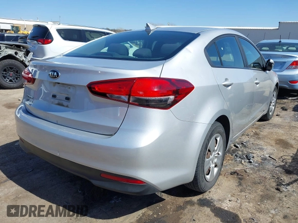 2018 Kia Forte LX with VIN 3KPFL4A7XJE232179, listed as a IAAI auction lot 41772608 with 93,021 mi miles. Bid and sale history available at carsss.com. Image 4.