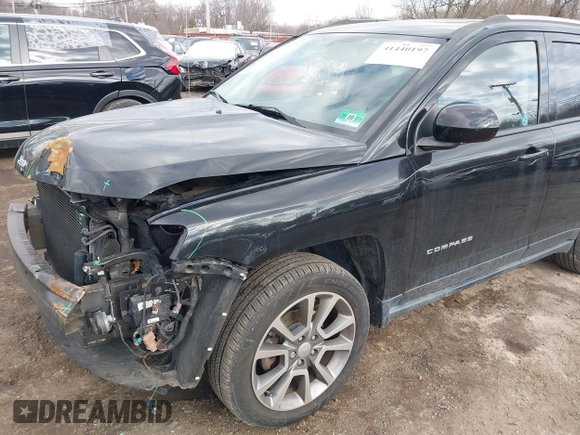 2016 Jeep Compass High Altitude Edition with VIN 1C4NJDEB8GD805378, listed as a IAAI auction lot 41440197 with 80,848 mi miles. Bid and sale history available at carsss.com. Image 19.