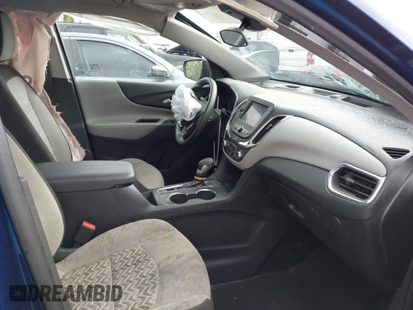 2023 Chevrolet Equinox LS with VIN 3GNAXHEG9PL170527, listed as a IAAI auction lot 42518147 with 35,716 mi miles and . Bid and sale history available at DreamBid. Image 5.