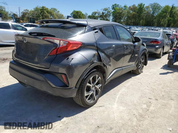2021 Toyota C-HR LE with VIN NMTKHMBX9MR123073, listed as a Copart auction lot 50229585 with 88,705 mi miles and Salvage Title. Bid and sale history available at carsss.com. Image 3.