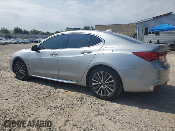 2018 Acura TLX w/Advance Pkg with VIN 19UUB3F75JA006665, listed as a Copart auction lot 63675894 with 150,417 mi miles and Salvage Title. Bid and sale history available at carsss.com. Image 2.