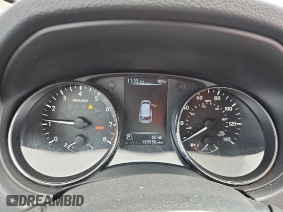 2017 Nissan Rogue S with VIN KNMAT2MV9HP589971, listed as a Copart auction lot 63442075 with 129,550 mi miles and Salvage title. Bid and sale history available at DreamBid. Image 9.