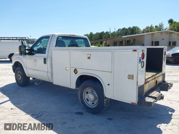 2014 Ford Super Duty F-250 SRW XL with VIN 1FDBF2B67EEA49254, listed as a IAAI auction lot 42136208 with 209,139 mi miles. Bid and sale history available at carsss.com. Image 3.