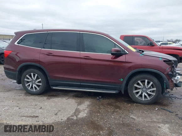 2019 Honda Pilot EX-L with VIN 5FNYF5H59KB026597, listed as a IAAI auction lot 41574993 with 67,750 mi miles. Bid and sale history available at carsss.com. Image 14.