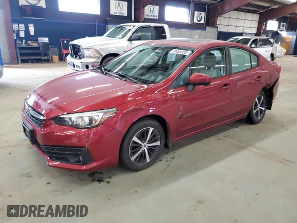 2022 Subaru Impreza Premium with VIN 4S3GKAD65N3603318, listed as a Copart auction lot 50488335 with 41,666 mi miles and Salvage title. Bid and sale history available at DreamBid. Image 1.