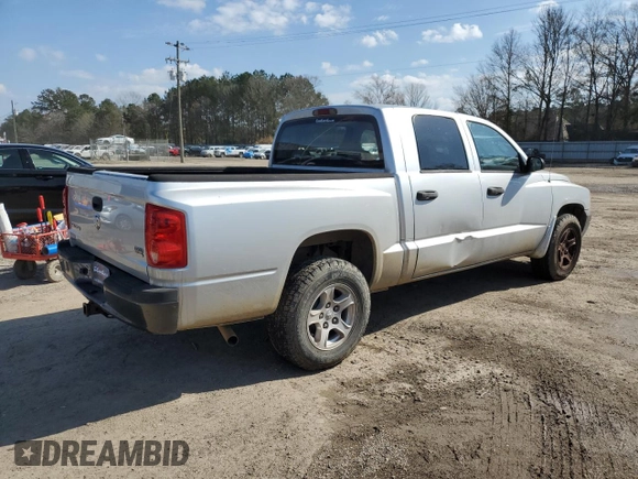 2007 Dodge Dakota ST z VIN 1D7HW28P17S184237, wystawiony jako Copart lot #43230605 z przebiegiem 151 993 mil mil oraz Czysty tytuł • Clean title. Historia ofert i sprzedaży dostępna na DreamBid. Obrazek 3.