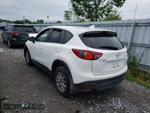 2016 Mazda CX-5 Sport with VIN JM3KE4BY2G0813636, listed as a Copart auction lot 51451863 with 120,336 mi miles and Non repairable. Bid and sale history available at DreamBid. Image 3.