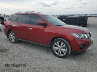 2018 Nissan Pathfinder SV z VIN 5N1DR2MN2JC625200, wystawiony jako Copart lot #58810925 z przebiegiem 69 342 mil mil oraz Szkoda całkowita • Salvage title. Historia ofert i sprzedaży dostępna na DreamBid. Obrazek 4.