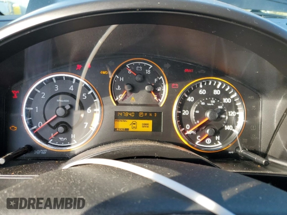 2012 Nissan Titan SV with VIN 1N6BA0EC4CN316434, listed as a Copart auction lot 43699955 with 147,840 mi miles and Clean Title. Bid and sale history available at carsss.com. Image 9.