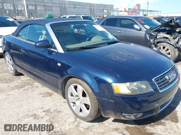 2003 Audi A4 1.8T с VIN WAUAC48H03K021806, выставлен на аукционе IAAI как лот 42446712 с пробегом 137 198 миль миль и . История ставок и продаж доступна на DreamBid. Изображение 6.