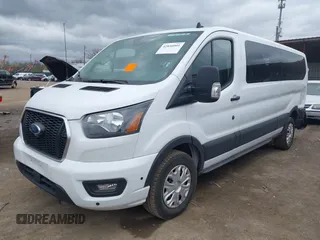 2024 Ford Transit Passenger XL with VIN 1FBAX2YG6RKA21325, listed as a IAAI auction lot 42030901 with 22,993 mi miles. Bid and sale history available at carsss.com. Image 17.