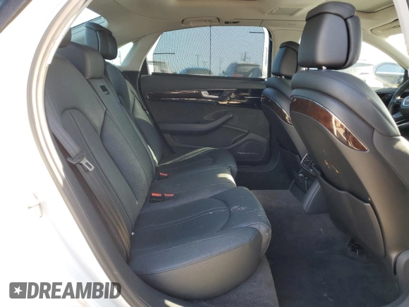 2015 Audi A8 3.0T with VIN WAU3GAFD8FN005271, listed as a Copart auction lot 64262595 with 88,931 mi miles and Salvage title. Bid and sale history available at DreamBid. Image 10.