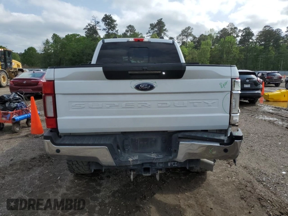 2021 Ford Super Duty F-250 SRW XL with VIN 1FT7W2BTXMED85995, listed as a Copart auction lot 51061045 with 101,276 mi miles and Salvage Title. Bid and sale history available at carsss.com. Image 6.