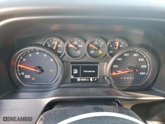 2019 Chevrolet Silverado 1500 Custom Trail Boss with VIN 1GCPYCEF2KZ423098, listed as a Copart auction lot 48358185 with 125,327 mi miles and Salvage Title. Bid and sale history available at carsss.com. Image 9.