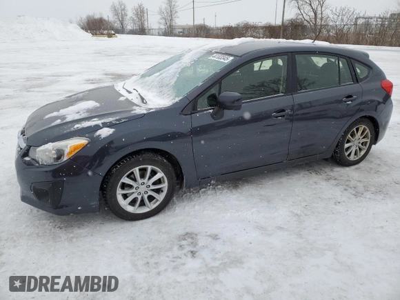 2014 Subaru Impreza Premium z VIN JF1GPAC69E9206149, wystawiony jako Copart lot #44103345 z przebiegiem 124 387 mil mil oraz Szkoda całkowita • Salvage title. Historia ofert i sprzedaży dostępna na DreamBid. Obrazek 1.