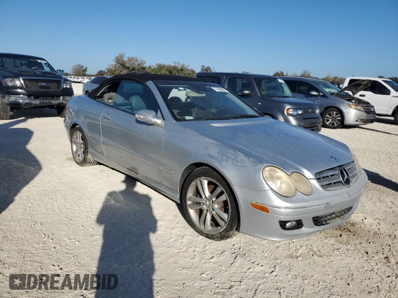 2006 Mercedes-Benz CLK 350 with VIN WDBTK56G96T064715, listed as a Copart auction lot 77665604 with Not Provided miles and Salvage Title. Bid and sale history available at DreamBid. Image 4.