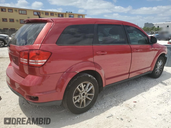 2014 Dodge Journey American Value with VIN 3C4PDCAB2ET287789, listed as a Copart auction lot 55257035 with 90,998 mi miles and Salvage Title. Bid and sale history available at DreamBid. Image 3.