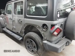 2022 Jeep Wrangler Unlimited Sport with VIN 1C4HJXDG0NW117632, listed as a IAAI auction lot 41185850 with 18,298 mi miles and . Bid and sale history available at DreamBid. Image 6.