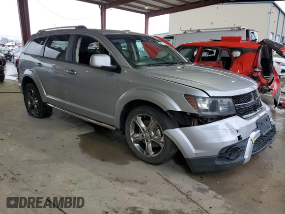 2017 Dodge Journey Crossroad Plus with VIN 3C4PDCGG5HT590072, listed as a Copart auction lot 44571295 with 0 mi miles and Clean Title. Bid and sale history available at carsss.com. Image 4.