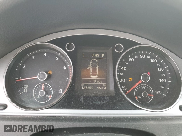 2013 Volkswagen CC Sport with VIN WVWBP7AN9DE567212, listed as a Copart auction lot 52998835 with 127,255 mi miles and Salvage Title. Bid and sale history available at carsss.com. Image 9.