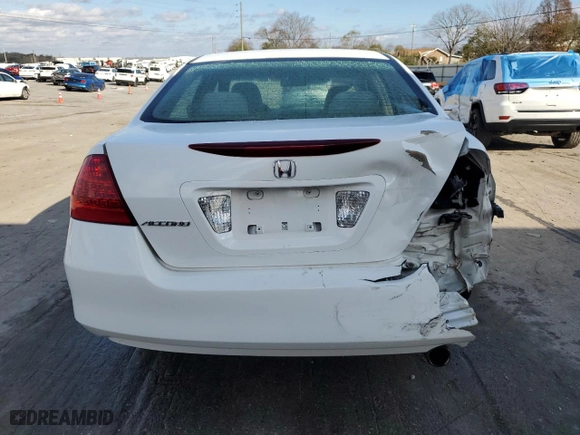 2007 Honda Accord Sdn EX with VIN 1HGCM55747A049955, listed as a Copart auction lot 79245744 with 190,829 mi miles and Salvage Title. Bid and sale history available at carsss.com. Image 6.
