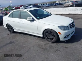 2009 Mercedes-Benz C-Class 3.5L Sport with VIN WDDGF56XX9R049302, listed as a IAAI auction lot 41783615 with 111,726 mi miles. Bid and sale history available at carsss.com. Image 1.