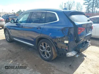 2021 BMW X3 sDrive30i with VIN 5UXTY3C09M9E25058, listed as a IAAI auction lot 41619833 with 94,179 mi miles and . Bid and sale history available at DreamBid. Image 3.
