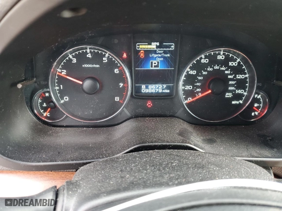 2013 Subaru Outback 2.5i Limited with VIN 4S4BRBKC4D3279972, listed as a Copart auction lot 52450725 with 98,679 mi miles and Salvage Title. Bid and sale history available at carsss.com. Image 9.