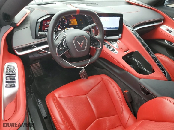 2024 Chevrolet Corvette 2LT with VIN 1G1YB3D40R5100877, listed as a Copart auction lot 86569634 with 4,261 mi miles and Non Repairable. Bid and sale history available at carsss.com. Image 8.