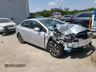 2013 Honda Civic EX with VIN 19XFB2F80DE056854, listed as a Copart auction lot 55434115 with Not Provided miles and Clean Title. Bid and sale history available at DreamBid. Image 4.