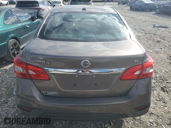 2017 Nissan Sentra SL with VIN 3N1AB7AP8HY237200, listed as a Copart auction lot 80703754 with 45,298 mi miles and Salvage title. Bid and sale history available at DreamBid. Image 6.