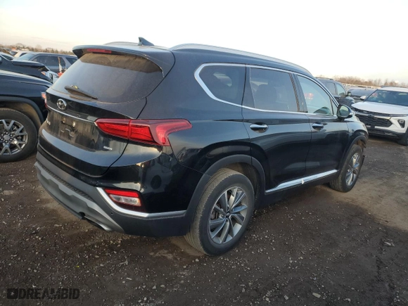 2020 Hyundai Santa Fe SEL with VIN 5NMS3CAD1LH243422, listed as a Copart auction lot 44535815 with 67,462 mi miles and Salvage Title. Bid and sale history available at carsss.com. Image 3.