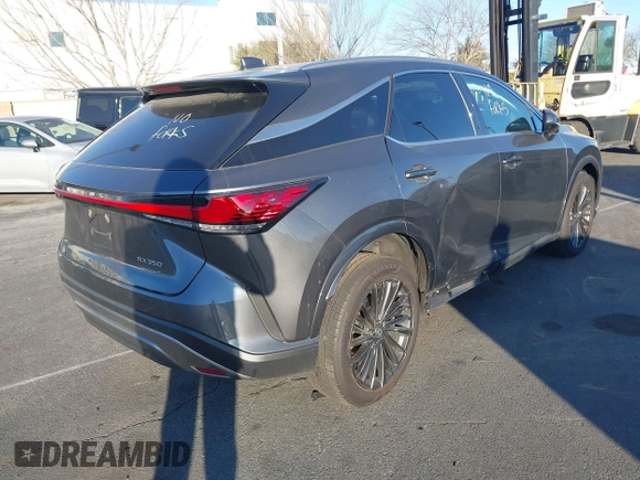 2024 Lexus RX 350 with VIN 2T2BAMBA4RC043189, listed as a IAAI auction lot 41232247 with 4,741 mi miles and . Bid and sale history available at DreamBid. Image 4.