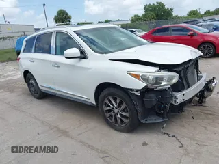 2013 Infiniti JX35 с VIN 5N1AL0MM6DC333683, выставлен на аукционе IAAI как лот 42457600 с пробегом 124 671 миль миль и . История ставок и продаж доступна на DreamBid. Изображение 1.