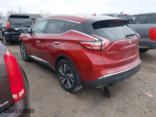 2015 Nissan Murano SL with VIN 5N1AZ2MH7FN244256, listed as a IAAI auction lot 41849967 with 85,930 mi miles. Bid and sale history available at carsss.com. Image 3.