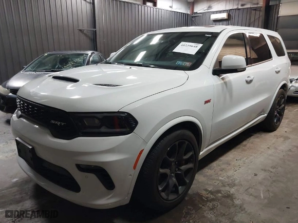 2021 Dodge Durango SRT 392 with VIN 1C4SDJGJ8MC845443, listed as a IAAI auction lot 40239648 with 4,904 mi miles. Bid and sale history available at carsss.com. Image 2.