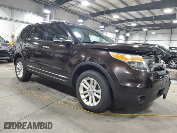 2013 Ford Explorer XLT with VIN 1FM5K8D84DGB60227, listed as a Copart auction lot 52698285 with 133,871 mi miles and Salvage Title. Bid and sale history available at DreamBid. Image 4.